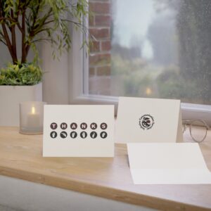 Thanks Greeting Cards Set